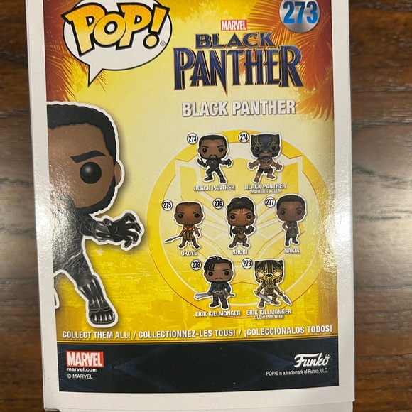 Black Panther Unmasked #273 Black Panther Marvel Funko POP! - Picture 3 of 7
